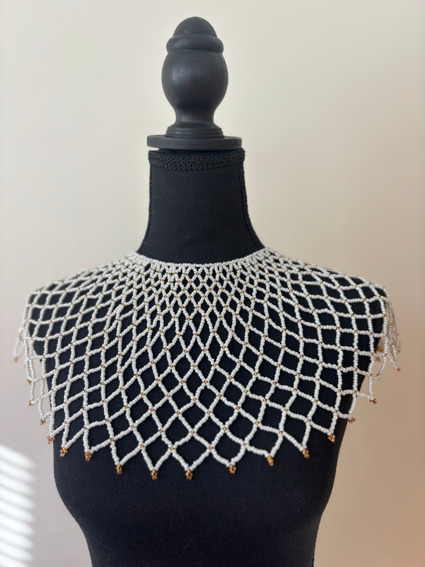 The White Empress Bead Cape