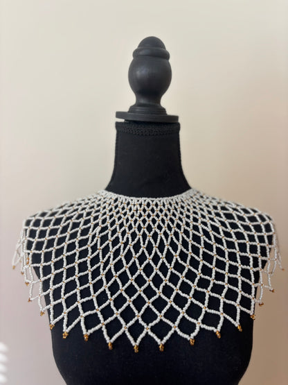 The White Empress Bead Cape