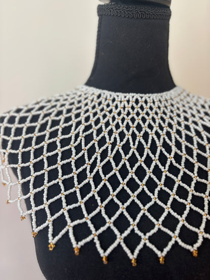 The White Empress Bead Cape