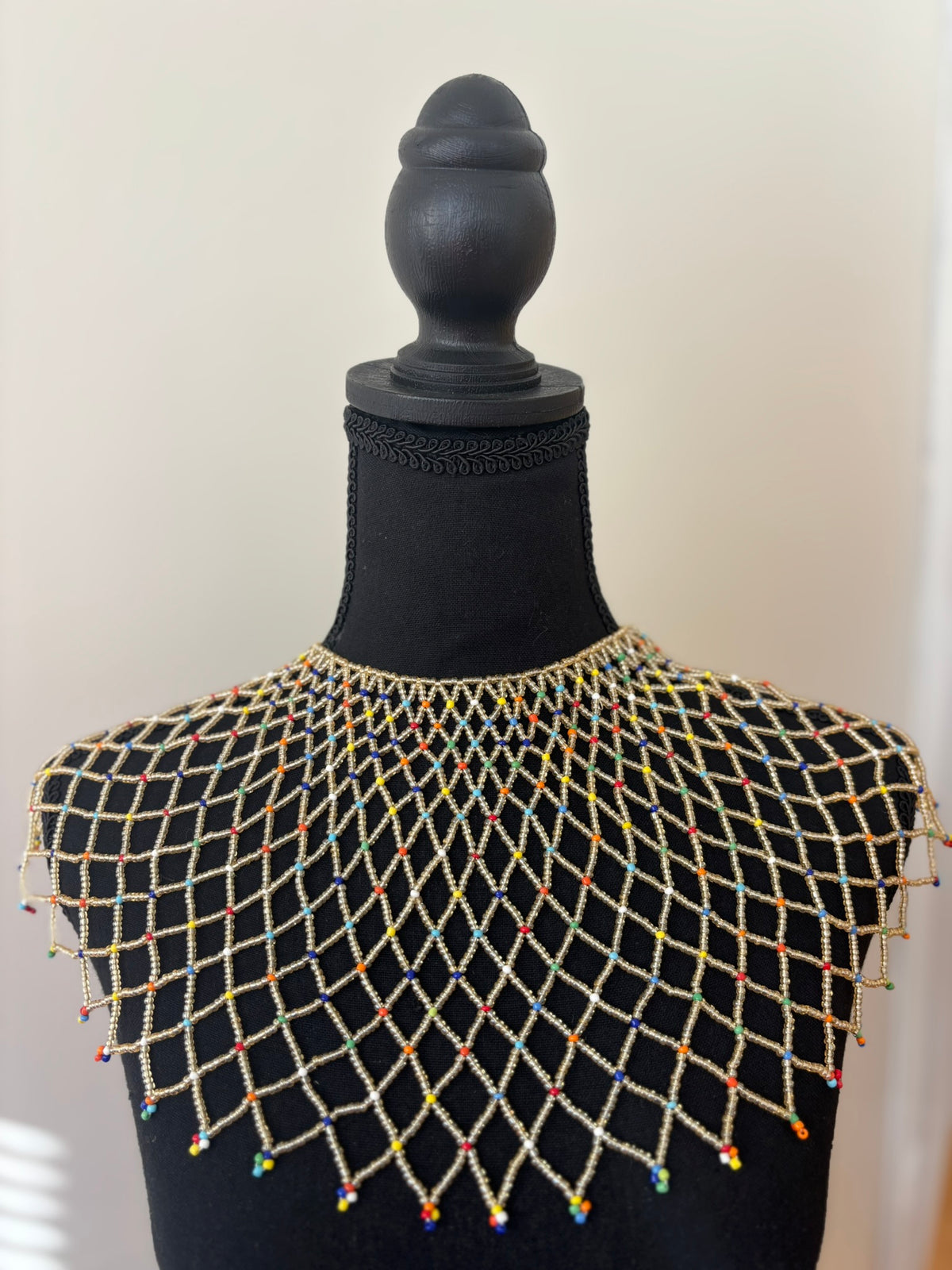 The Gold Empress Bead Cape