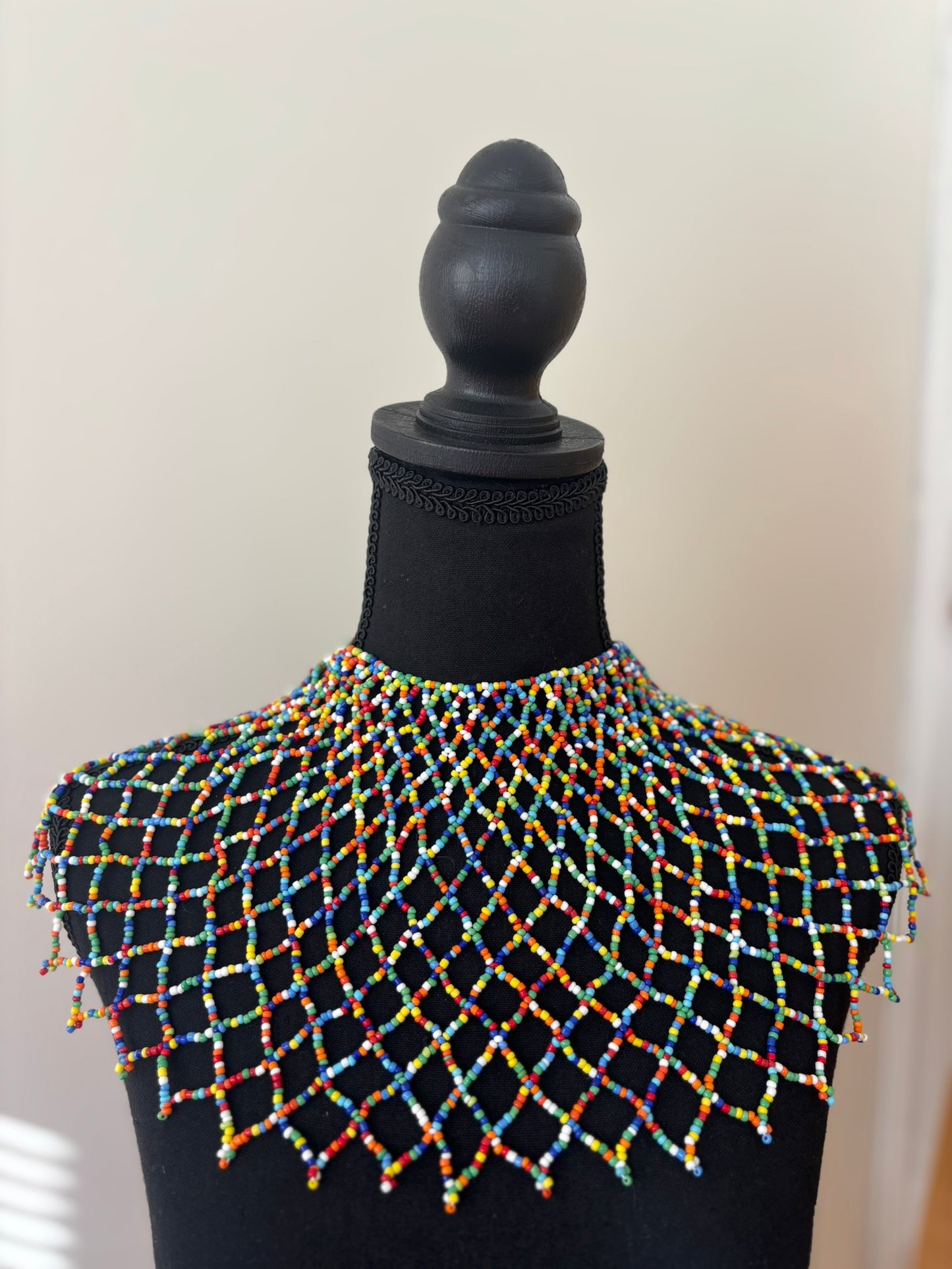 The Empress Bead Cape - Multicolored
