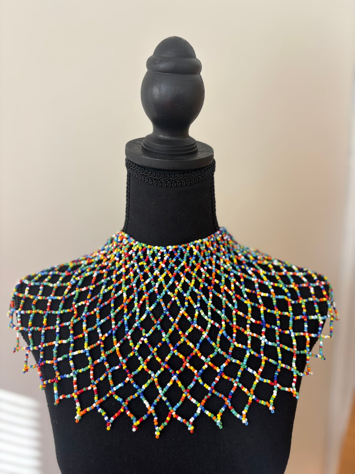 The Empress Bead Cape - Multicolored