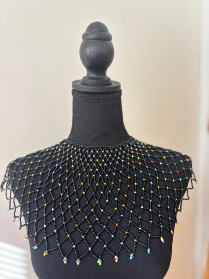 The Black Empress Bead Cape