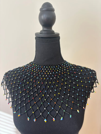 The Black Empress Bead Cape