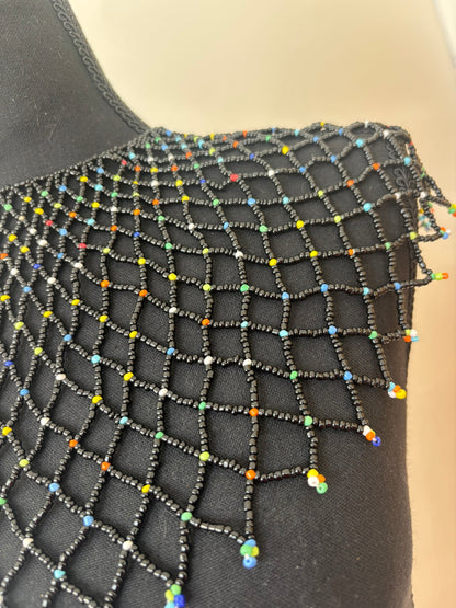 The Black Empress Bead Cape