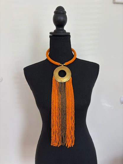 The Royal Brass Cascade- Orange