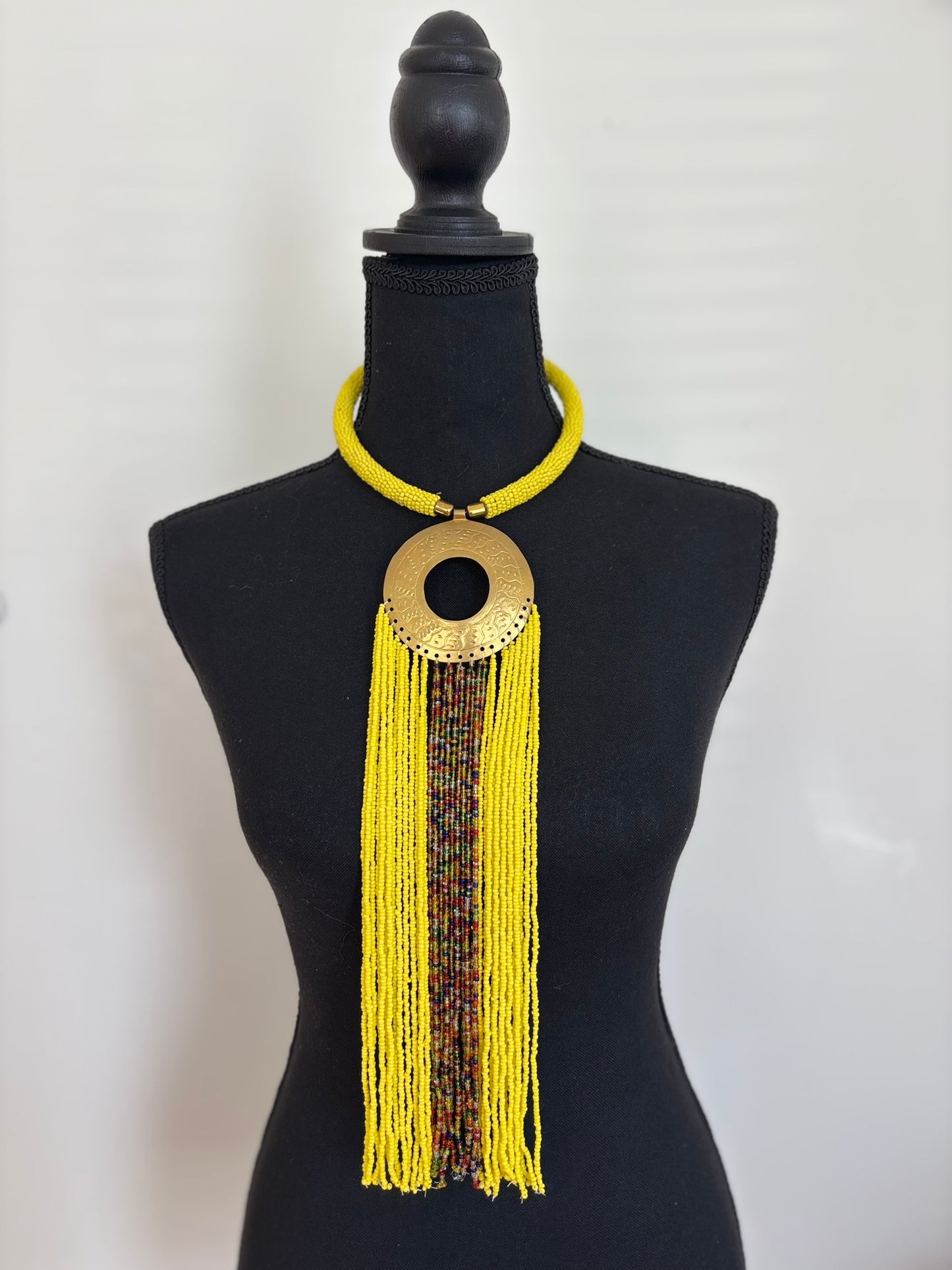 The Royal Brass Cascade- Yellow