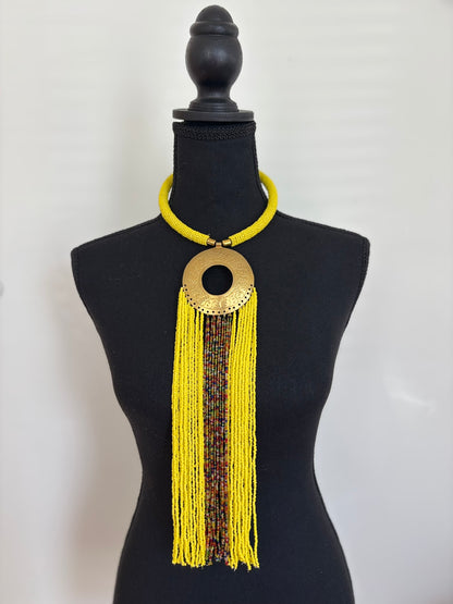 The Royal Brass Cascade- Yellow