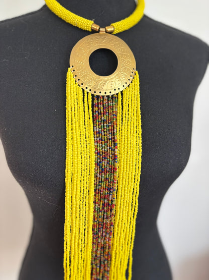 The Royal Brass Cascade- Yellow