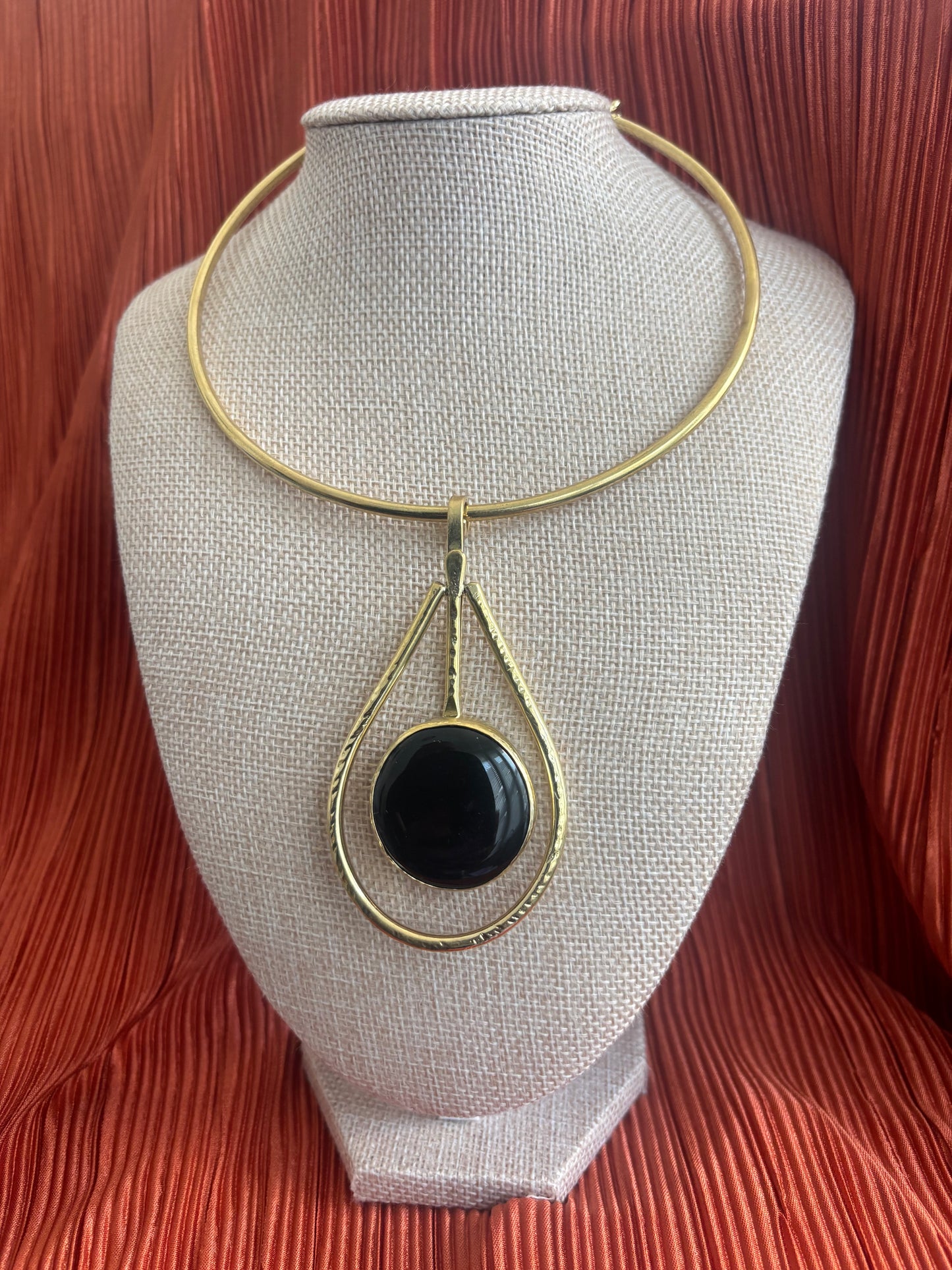 Black Stone Necklace
