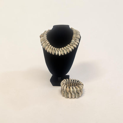 Double Cowrie Shell Necklace