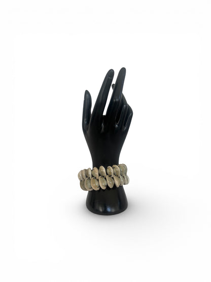The Double Cowrie Bracelet and Necklace Set