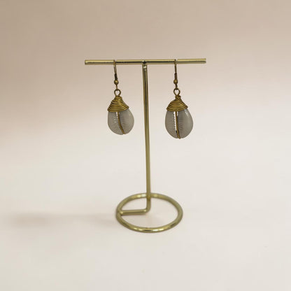 Single Cowrie Shell Earrings