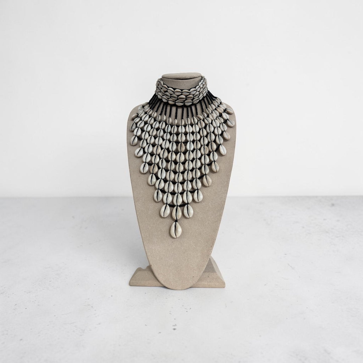 Ketanji Cowrie Shell Statement Collar Necklace