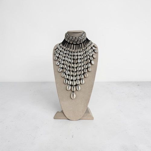 Ketanji Cowrie Shell Statement Collar Necklace