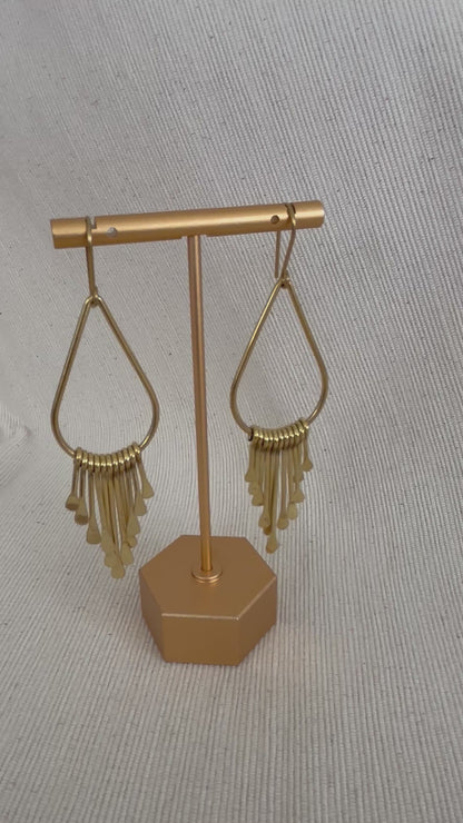 SunBeam Brass Earrings-Large