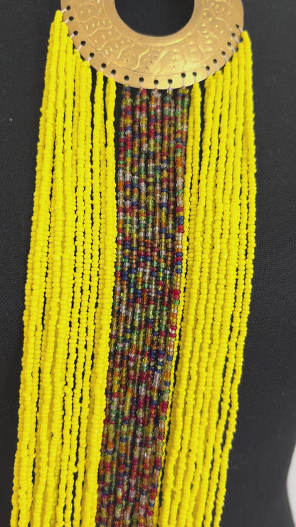 The Royal Brass Cascade- Yellow