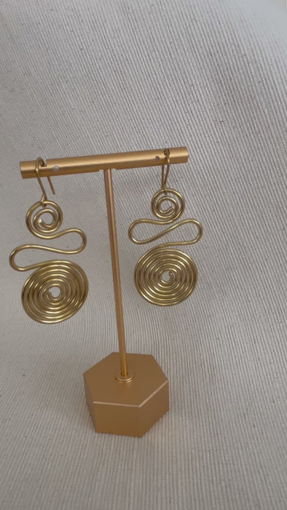 Jasiri Spiral Statement Earrings