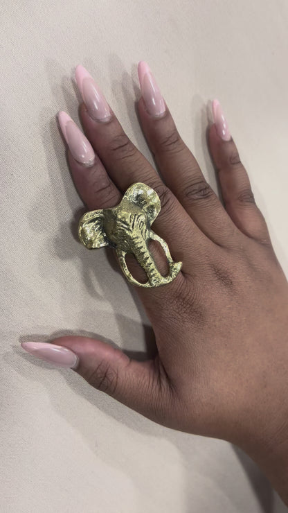 Elephant Statement Ring