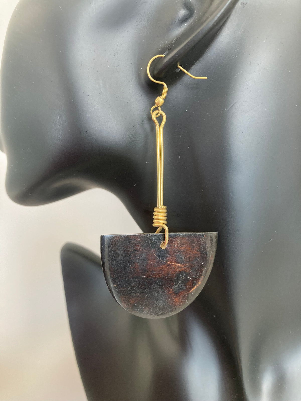 Black and White Print Earrings