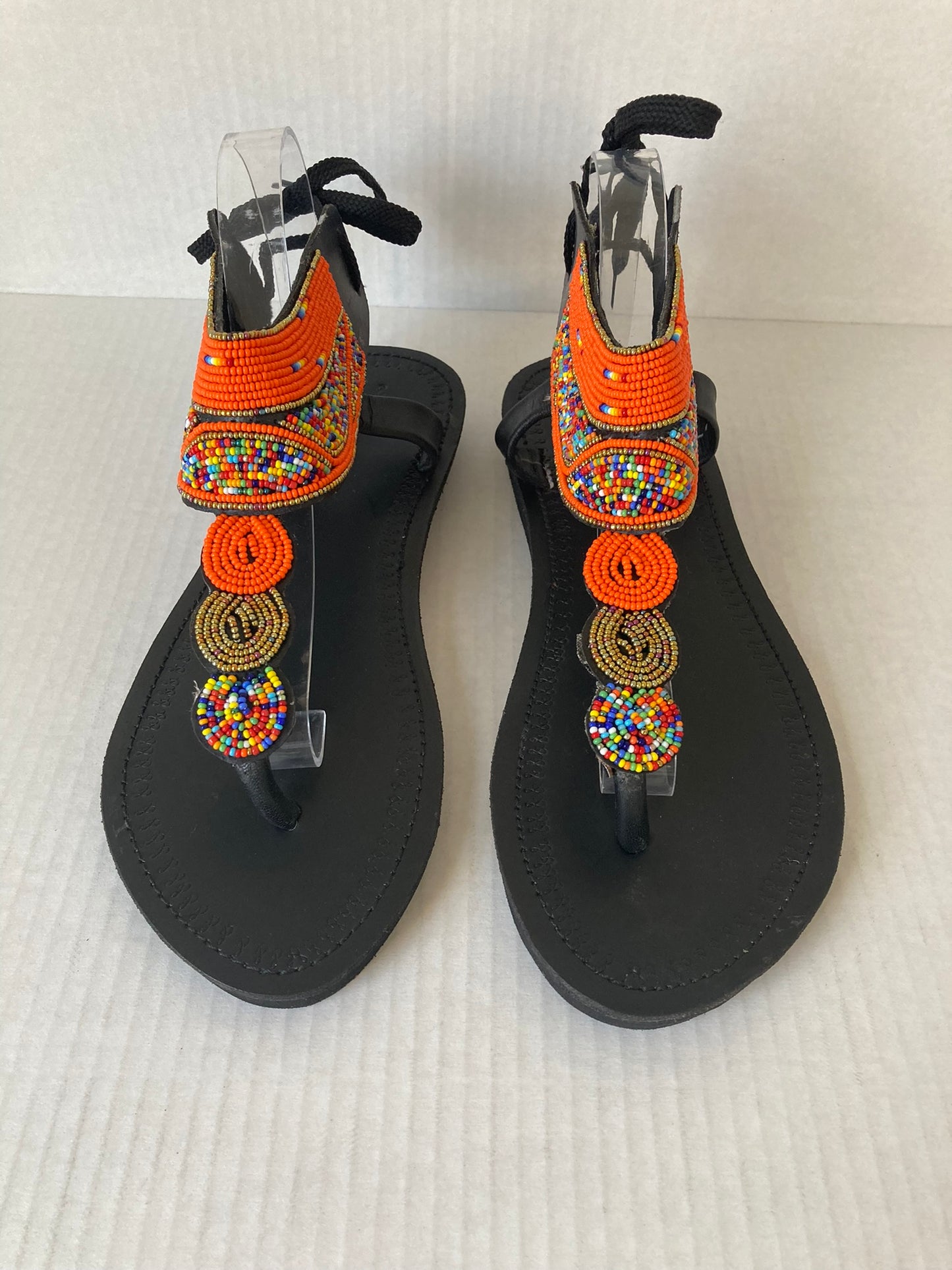 Gladiator 'Summer-Ready' Multicolor-Beaded Sandals