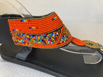 Gladiator 'Summer-Ready' Multicolor-Beaded Sandals